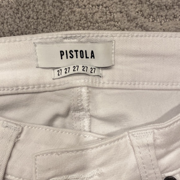 Pistols white denim jeans size 27 - Picture 2 of 4